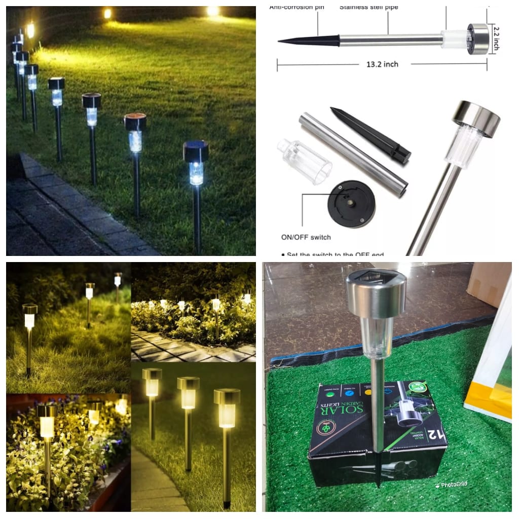 12Pcs Solar Garden Light  Decoration