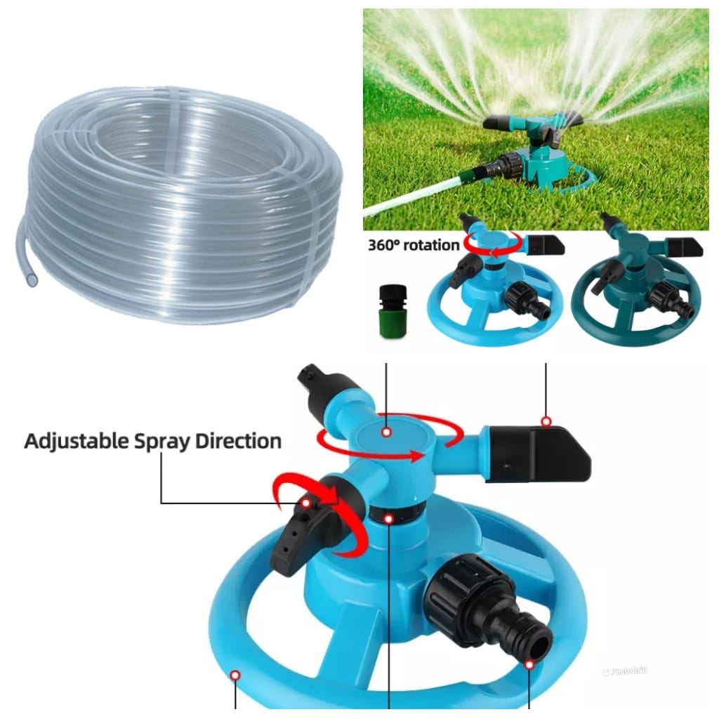 60ft Hosepipe with water sprinkler